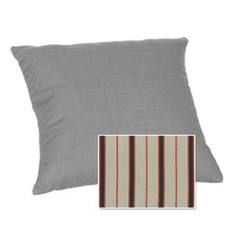 Casual Cushion Corp. 15x15 Throw Pillow - Dapper Grey Stripe