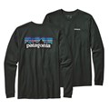Patagonia Men's P-6 Logo Long Sleeve T Shirt alt image view 2