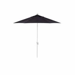 Treasure Garden 9' Push Button Tilt Octagon Umbrella with Aluminum White Pole