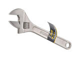 Steel Grip 1 in. Adjustable Wrench 8 in. 1 pk Hardened Steel