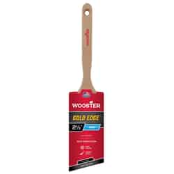 Wooster Gold Edge 2-1/2 in. W Semi-Oval Angle Paint Brush