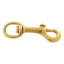 Campbell Chain 5/8 in. Dia. x 3-1/16 in. L Polished Bronze Bolt Snap 40 lb.