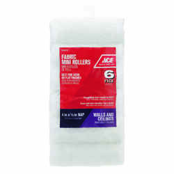 Ace Knit 4 in. W X 1/2 in. S Mini Paint Roller Cover 6 pk