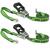 Keeper 16 ft. L Green Tie Down w/Ratchet 1000 lb. 2 pk