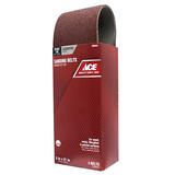 Ace 21 in. L x 3 in. W Aluminum Oxide Sanding Belt Assorted 5 pk