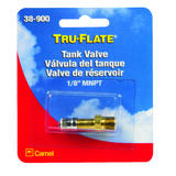 Tru-Flate Brass Tank Valve 1/8 in. Male 1 1 pc