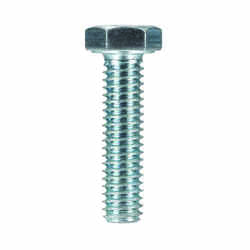 HILLMAN 5/16 in. Dia. x 1-1/4 in. L Heat Treated Zinc Steel Hex Head Cap Screw 100 box