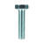HILLMAN 5/16 in. Dia. x 1-1/4 in. L Heat Treated Zinc Steel Hex Head Cap Screw 100 box