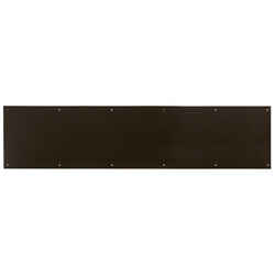 Ace 8 in. H x 34 in. L Kickplate Brass Oil Rubbed Bronze