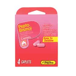 Pepto Bismol Lil Drugstore Upset Stomach Reliever 4 count