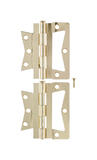 Ace 3.75 in. W x 4 in. L Bright Brass Brass Non-Mortise Hinge 2 pk