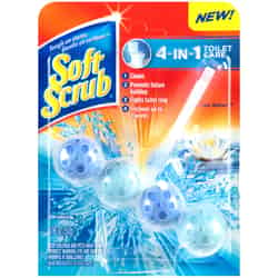 Soft Scrub 4-in-1 Toilet Care Sapphire Waters Scent Toilet Bowl Cleaner 1.76 oz Tablet