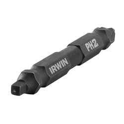 Irwin Phillips/Square 7 oz. x 2-3/8 in. L Double-Sided Bit Steel 1/4 in. 2 pk