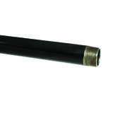 Ace 1-1/4 in. Dia. x 60 in. L Black Pre-Cut Pipe