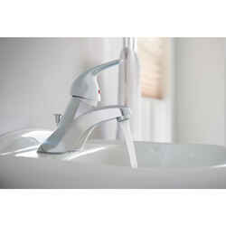Moen Adler Adler Chrome Single Handle Bathroom Faucet 4 in.