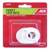 Ace 1/2 in. Plastic SAE Faucet Lock Nut 2 pk