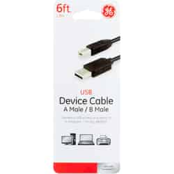 GE 6 ft. L USB Cable