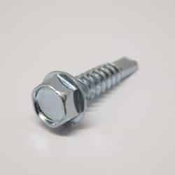 Ace 12-14 Sizes x 1 in. L Hex Washer Head Zinc-Plated Steel Self- Drilling Screws 1 lb. Hex