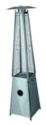 Living Accents Pyramid Propane 20-1/2 in. W x 24-1/2 in. D Stainless Steel Patio Heater