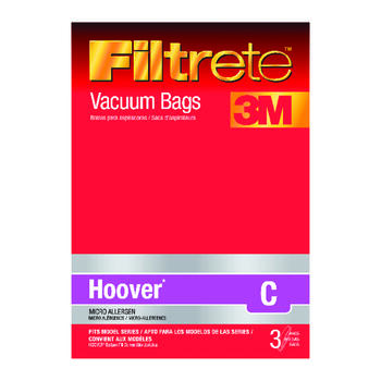 3M Filtrete Vacuum Bag For attaches to vacuum 3 pk