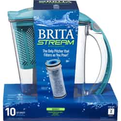 Brita Stream 10 cups Blue Water Pitcher Blue