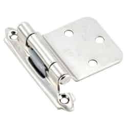 Amerock 2 in. W x 2-3/4 in. L Polished Chrome Steel Variable Hinge 2 pk