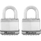 Master Lock 1-7/16 in. H X 13/16 in. W X 2 in. L Laminated Steel Ball Bearing Locking Padlock