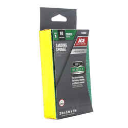 Ace 5 in. L X 3 in. W X 1 in. T 80 Grit Coarse Block Sanding Sponge