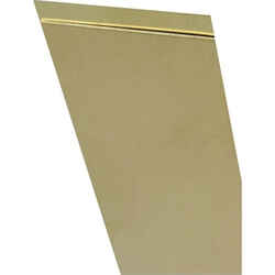 K&S 0.064 in. x 3/4 in. W x 12 in. L Brass Metal Strip