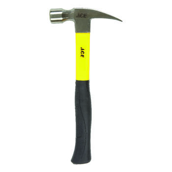 Ace 20 oz. Rip Claw Hammer Carbon Steel Fiberglass Handle 13.23 in. L