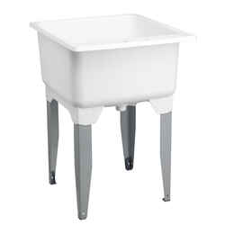 Mustee Laundry Tub Single Bowl 34 in. x 23 in. x 25 in. 20 gal.