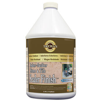 Trewax Stone and Tile Sealer Acrylic Urethane Bottle 1 gal.