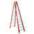 Werner 12 ft. H X 33.88 in. W Fiberglass Step Ladder Type IA 300 lb. cap.