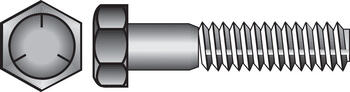 HILLMAN 3/4 in. Dia. x 3-1/2 in. L Heat Treated Zinc Steel Hex Head Cap Screw 20 box