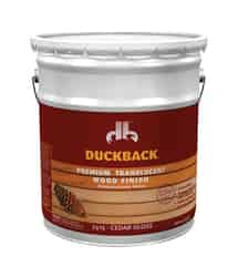 Duckback Premium Transparent Cedar Gloss Penetrating Oil Wood Finish 5 gal