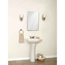 Zenith Metal Products 26-1/4 in. H x 16-1/2 in. W x 4-1/2 in. D Rectangle Medicine Cabinet