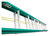 Werner 20 ft. H X 17.75 in. W Fiberglass Extension Ladder Type II 225 lb