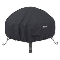 Classic Accessories 12 in. H x 36 in. W Black Polyester Round Fire Pit Cover
