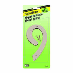 Hy-Ko Gray Nickel Number Nail-On 9 4 in.