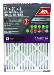 Ace 14 in. W X 20 in. H X 1 in. D Pleated Pleated Air Filter