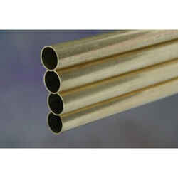 K&S 1/4 in. Dia. x 12 in. L Round Brass Tube 1 pk