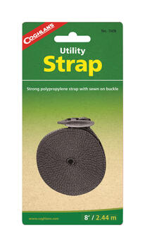 Coghlan's 8 ft. L Utility Strap 1 lb. Black 1