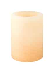 Inglow Butter Cream Ombre Rustic Candle 4 in. H x 3 in. Dia.