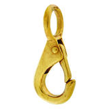 Campbell Chain 5/8 in. Dia. x 2-7/8 in. L Polished Bronze Quick Snap 70 lb.