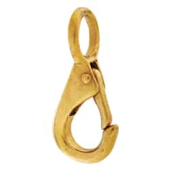 Campbell Chain 5/8 in. Dia. x 2-7/8 in. L Polished Bronze Quick Snap 70 lb.