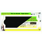 Hy-Ko White Plastic Rectangle Address Plate