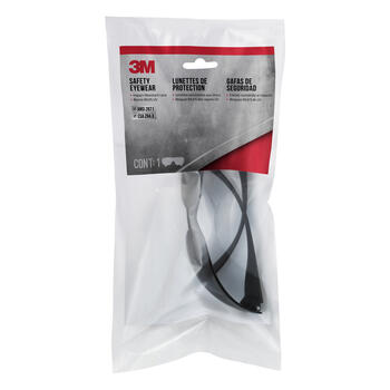 3M Safety Glasses Gray Lens Gray Frame 1 pc.