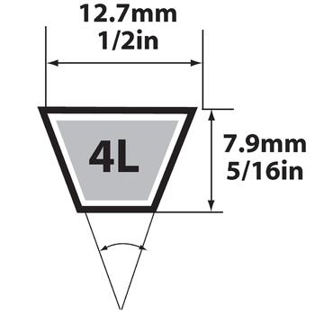 MBL General Utility V-Belt 59 in. L For All Motors