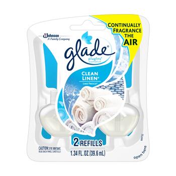 Glade Clean Linen Scent Air Freshener Refill 1.34 oz Liquid