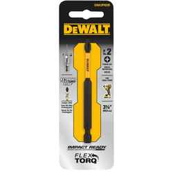 DeWalt 3-1/2 in. L x #2 in. 1/4 in. 1 pc. Phillips Screwdriver Bit